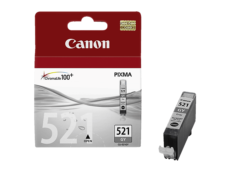 CANON 2937B001 CLI-521GY INK Cartridge; Druckerpatrone