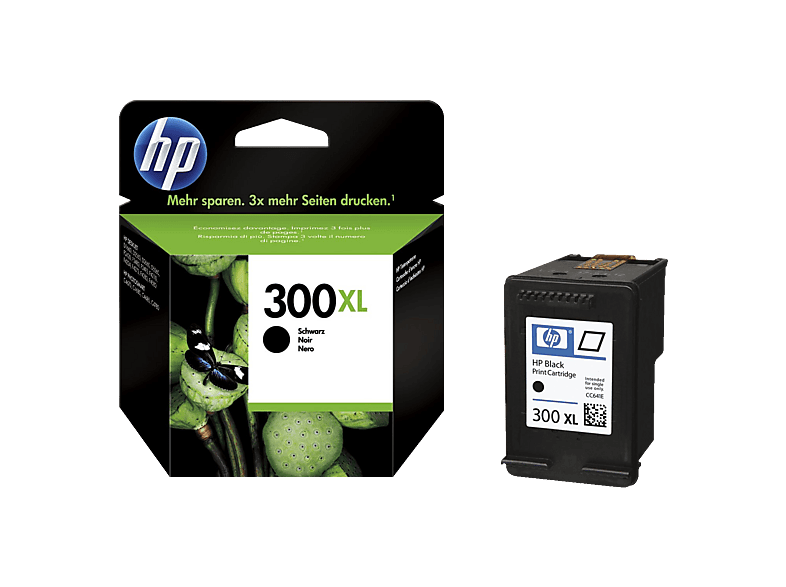 HP 300XL Tintenpatrone Schwarz (CC641EE)