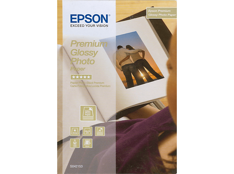 x EPSON 15 C13S042153 Fotopapier 10 cm