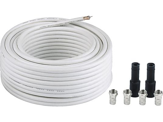 HAMA Digital - Kit di connessione SAT (Bianco, nero, argento)