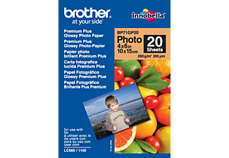 BROTHER BP 71 GP20 Fotopapier 10x15 -  (Weiss)