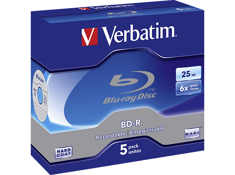 VERBATIM 43715 BD-R Single 6X Rohling 25GB