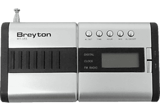 BREYTON RT 355 Taşınabilir Mini Alarm Saatli Radyo
