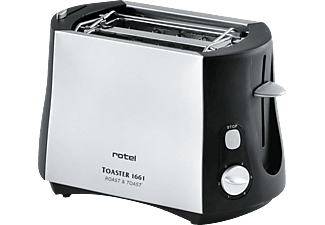 ROTEL U1661CH - Toaster (Schwarz/Chrom)