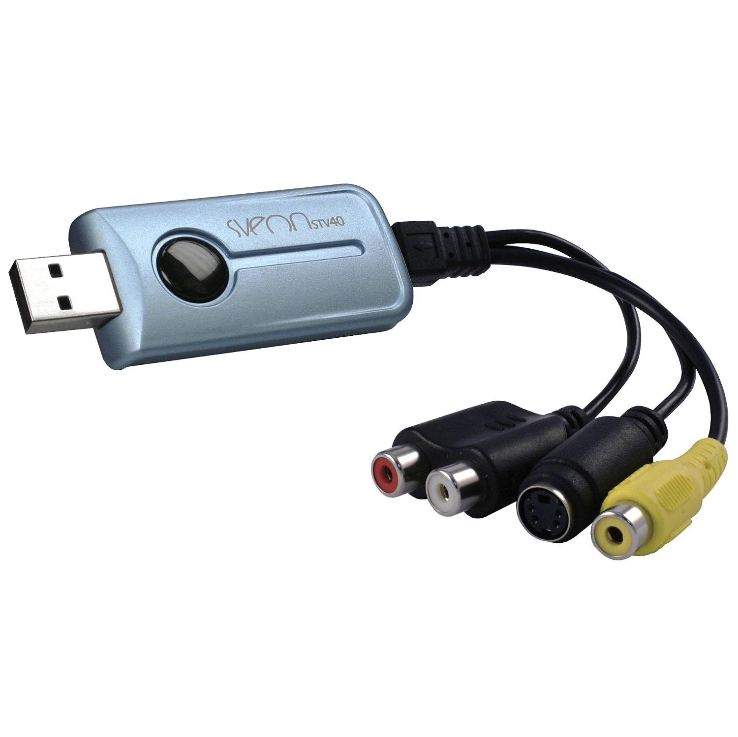Capturadora de vídeo - Sveon STV40 720p, USB 2.0, Portátil