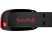 SANDISK CRUZER BLADE 32GB USB2 BLACK/RED - USB-Stick  (32 GB, Schwarz/Rot)