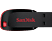 SANDISK Cruzer Blade 16GB - Clé USB  (16 GB, Noir/Rouge)