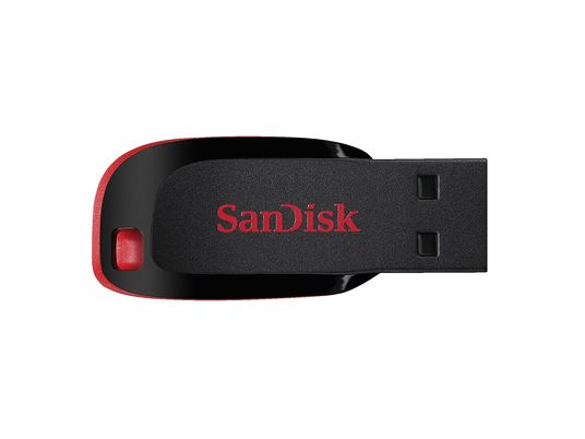SANDISK Cruzer Blade 32 Go - Clé USB  (32 GB, Noir/Rouge)