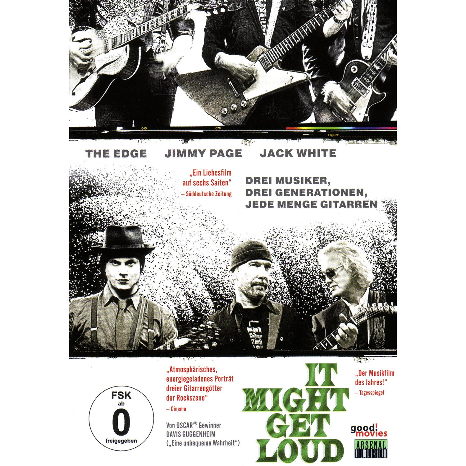Jimmy Page / Jack White / The Edge - It Might Get Loud  - (DVD)