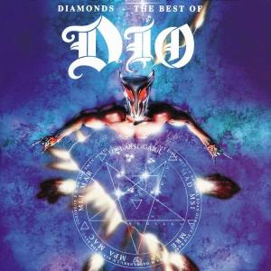 Albumcover mit roter dämonenartigen Figur, Pentagramm und dem Titel 'Diamonds'.