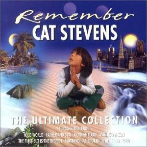 Albumcover mit betendem Junge vor Stadt, Text: Remember Cat Stevens.
