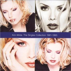Kim Wilde Albumcover mit vier Fotos von ihr. Text: Kim Wilde, The Singles Collection 1981-1993.