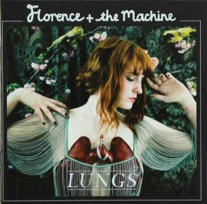 Florence + the Machine Albumcover, Frau mit Lungen-Design auf dem Körper.