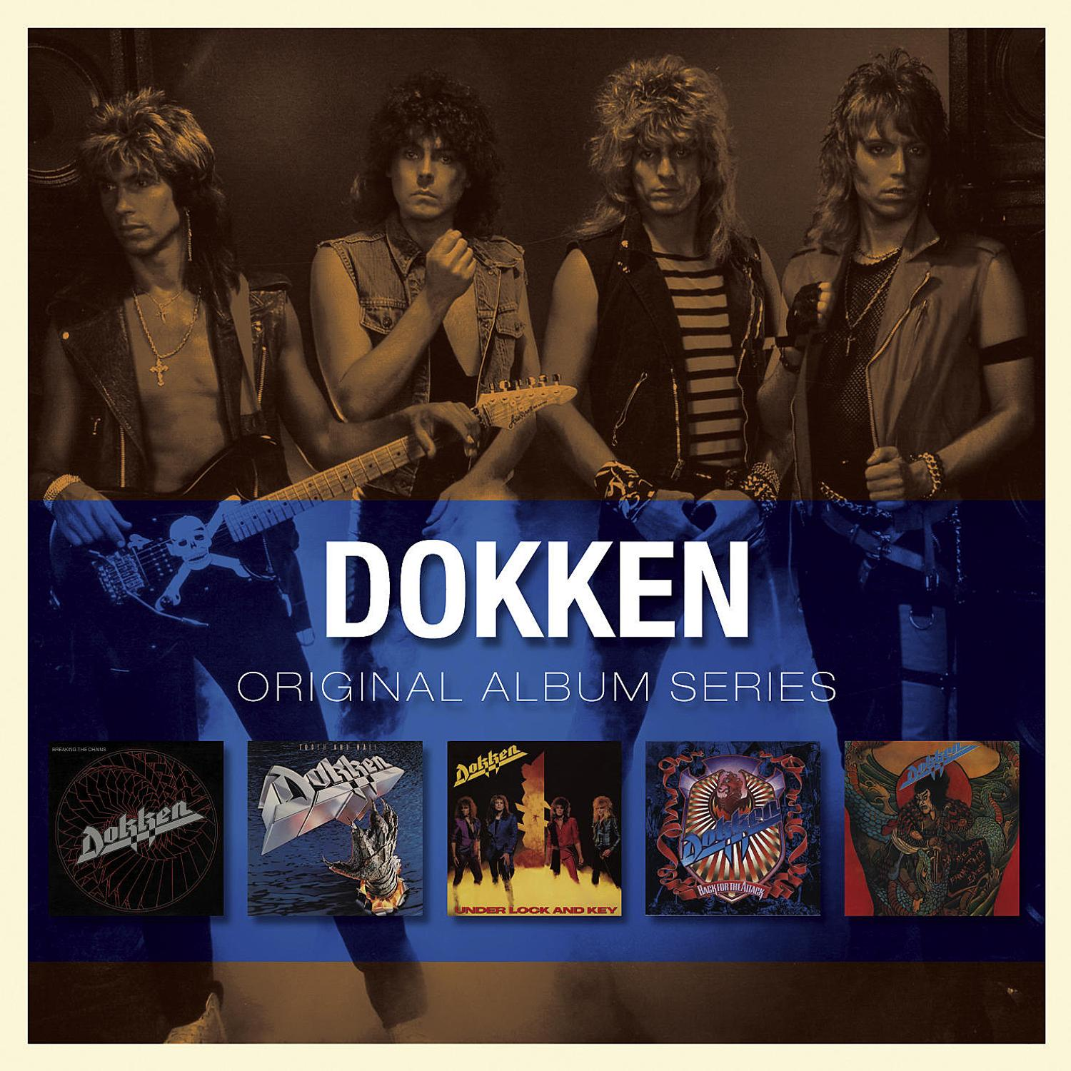 Dokken Albumcover, Bandmitglieder und Albumkunst.