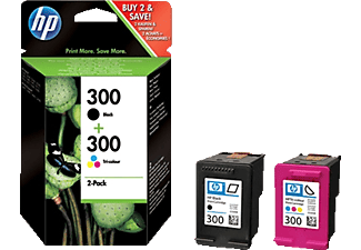 HP 300 Zwart/3-kleuren Combopack (HP83898)