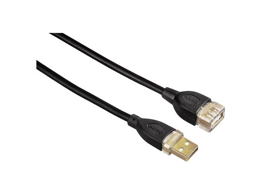 HAMA Rallonge de câble USB, 1.8 m - Câble de données, 1.8 m, Noir