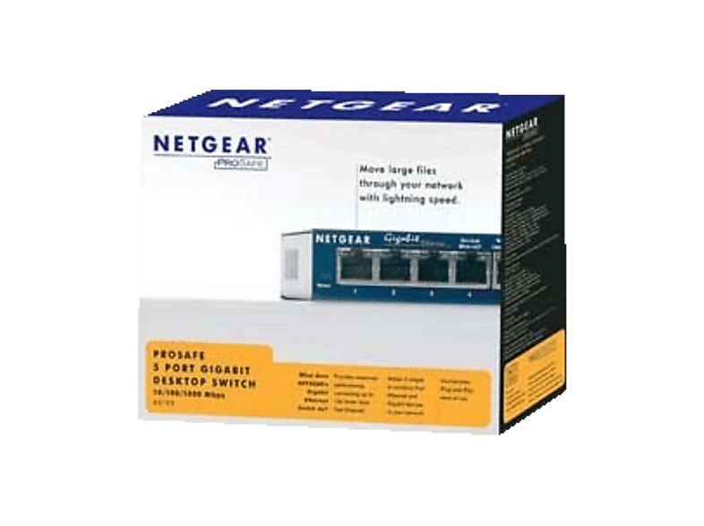 NETGEAR Switch ProSafe GS105, 5-Port — Foto 2 von 5