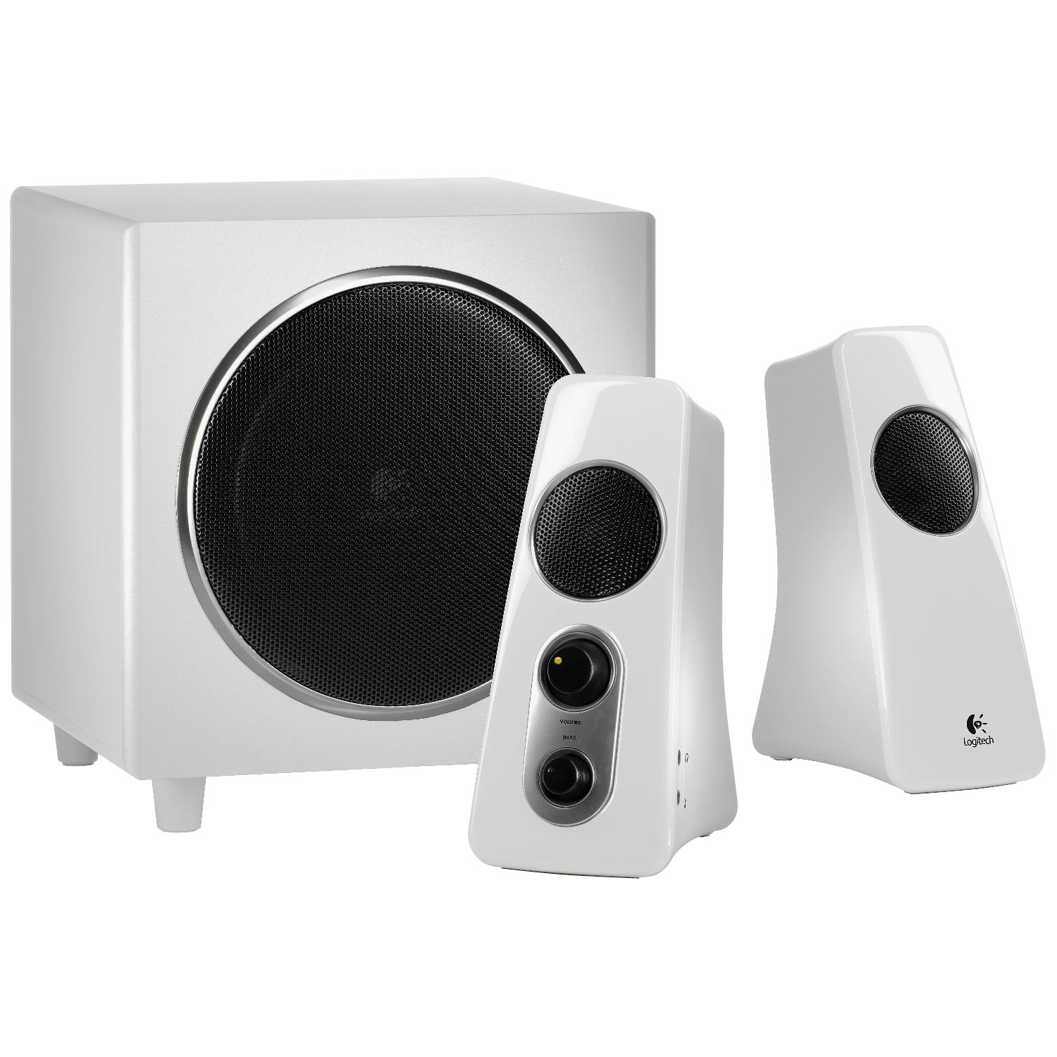 Altavoces para PC - Logitech Speaker System Z523, sistema 2.1 estéreo