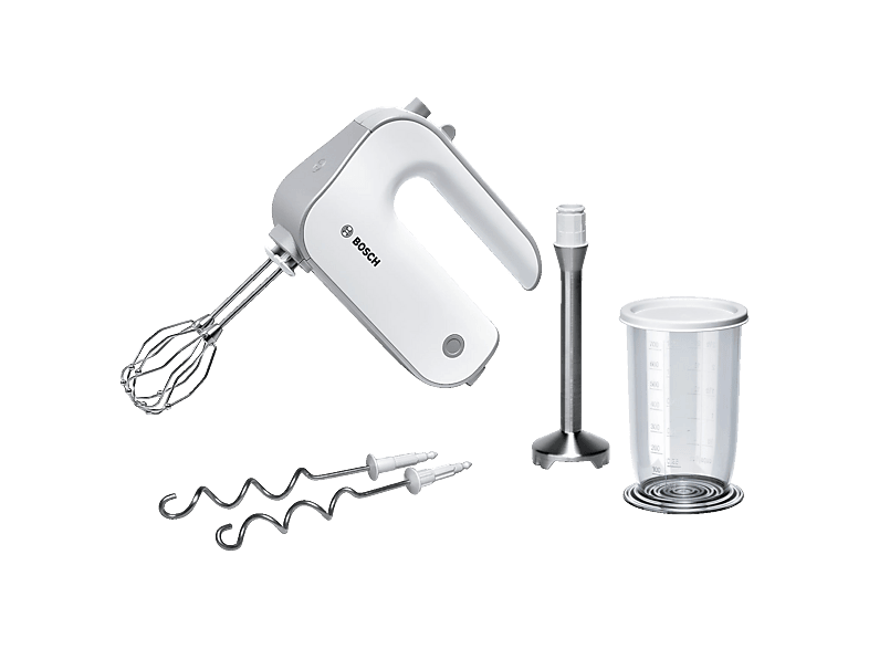 Bosch MFQ 4070 styline Mixerset (Weiß/Silber, 500 Watt)