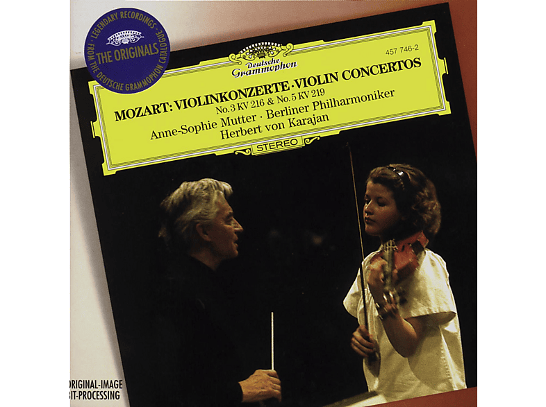 Thumbnail - VARIOUS, Mutter,Anne-Sophie/Karajan,Herbert Von/BP - Violinkonzerte 3, 5 (CD)