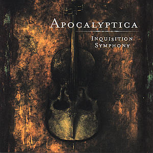 Apocalyptica-Albumcover. Ein Cello. Brauner Hintergrund mit einigen Texturen.