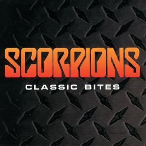 Albumcover: Scorpions-Logo in Orange auf einer schwarzen Riffelblechstruktur.