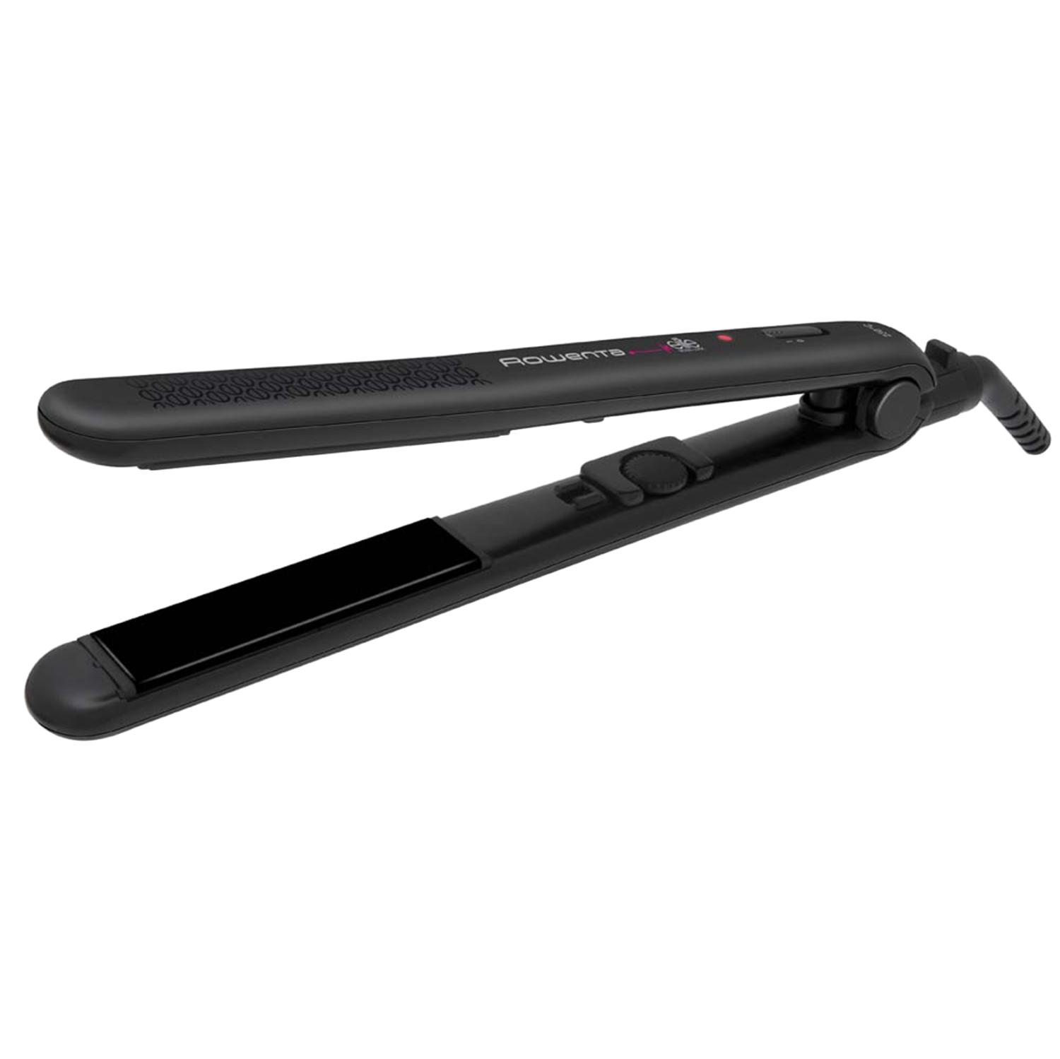 Plancha de Pelo - Rowenta SF3012 Revestimiento cerámico, Temperatura máxima 230ºC, Selector de