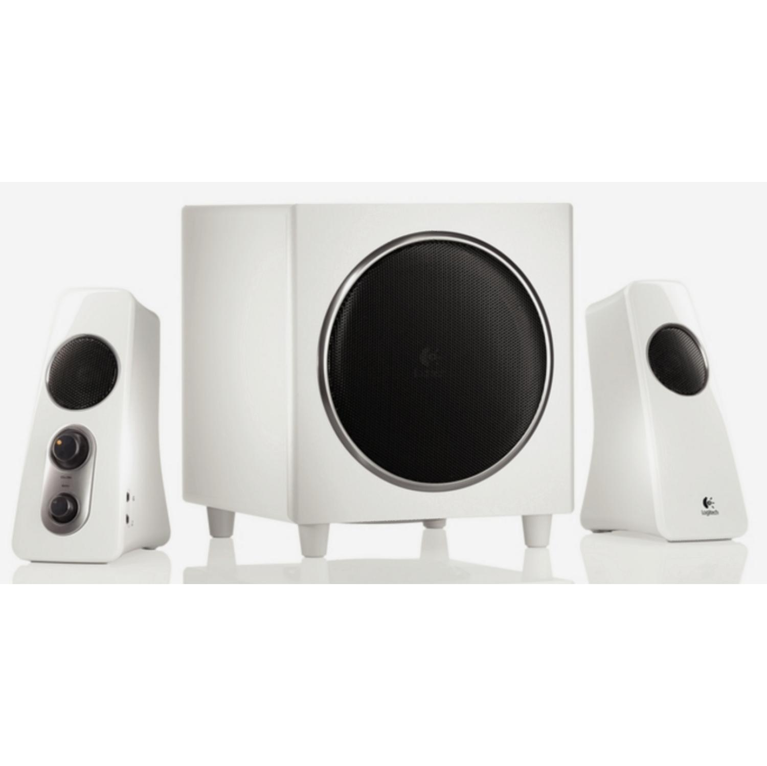 Altavoces para PC - Logitech Speaker System Z523, sistema 2.1 estéreo