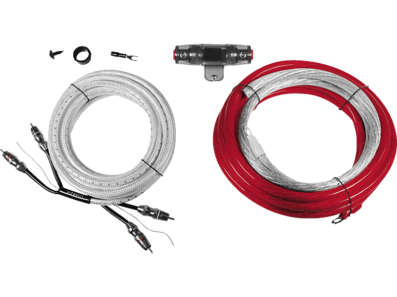 Strom Kabel 20,00 mm² rot-transparent Powerkabel Hochwertiges Strom Massekabel 
