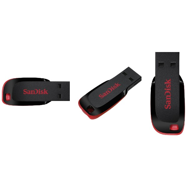 SANDISK MB/s, 15 GB, 16 Rot USB-Stick, Blade Cruzer
