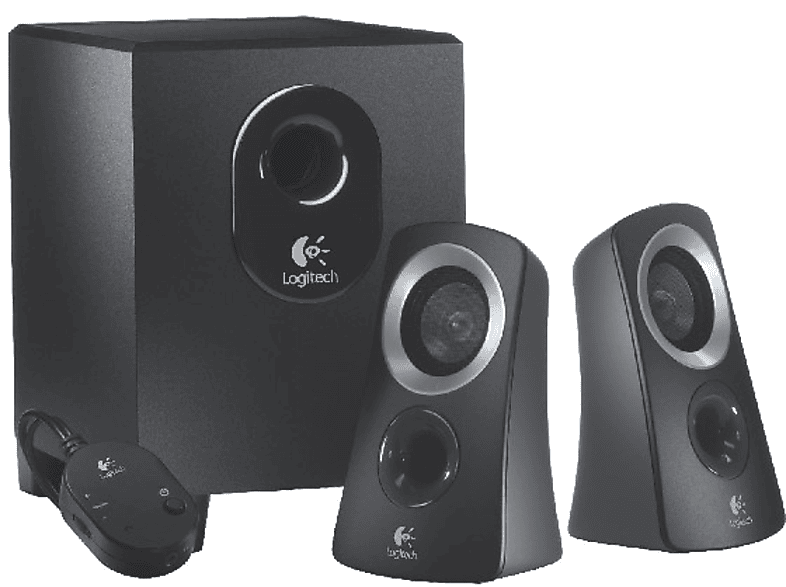 LOGITECH Z313 2.1 Lautsprecher 25W, Schwarz; PC-Lautsprecher — Foto 2 von 3