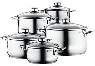 WMF Topfset Diadem Plus - Topf-Set 5-teilig (Silber)