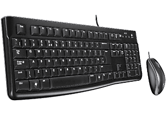 LOGITECH MK120 USB Kablolu Tam Boyutlu Türkçe Q Klavye Mouse Seti  - Siyah_2