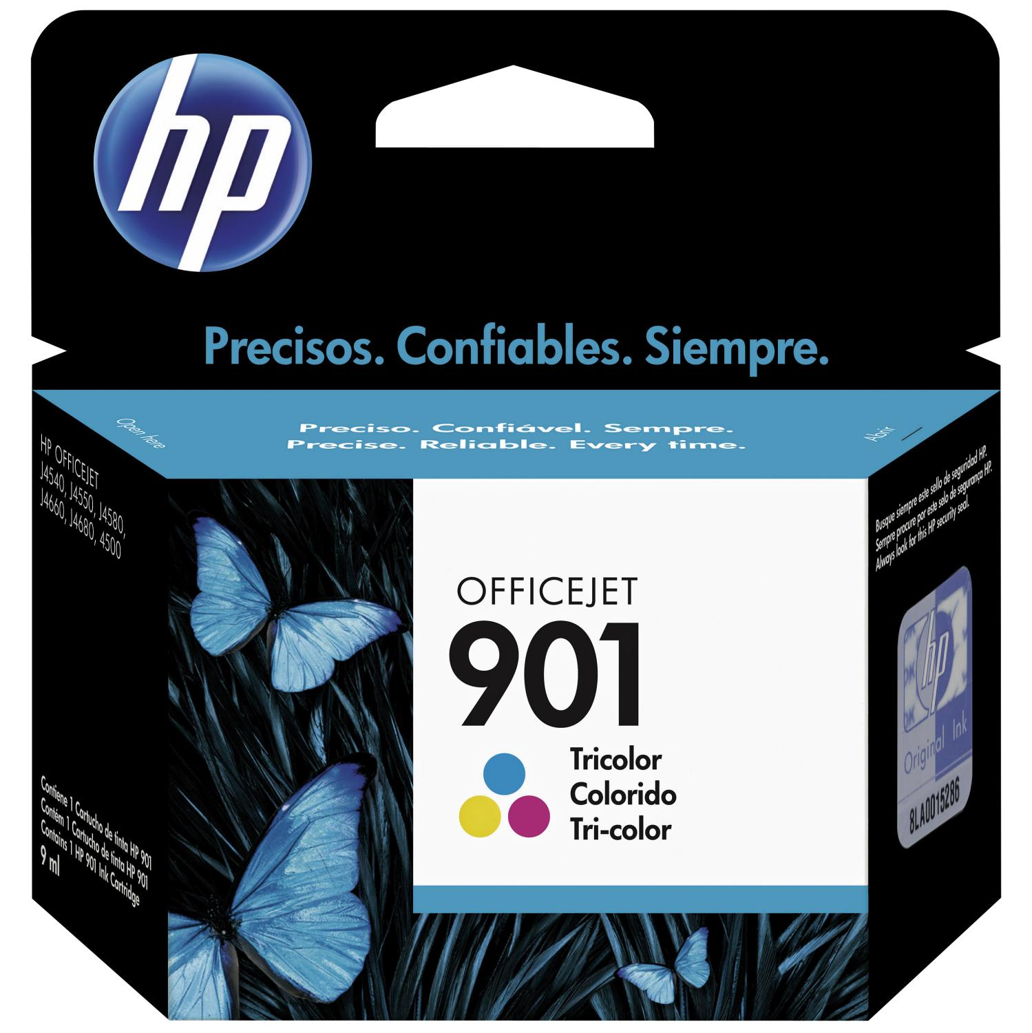 HP 901 Tintenpatrone Cyan/Magenta/Gelb (CC656AE)