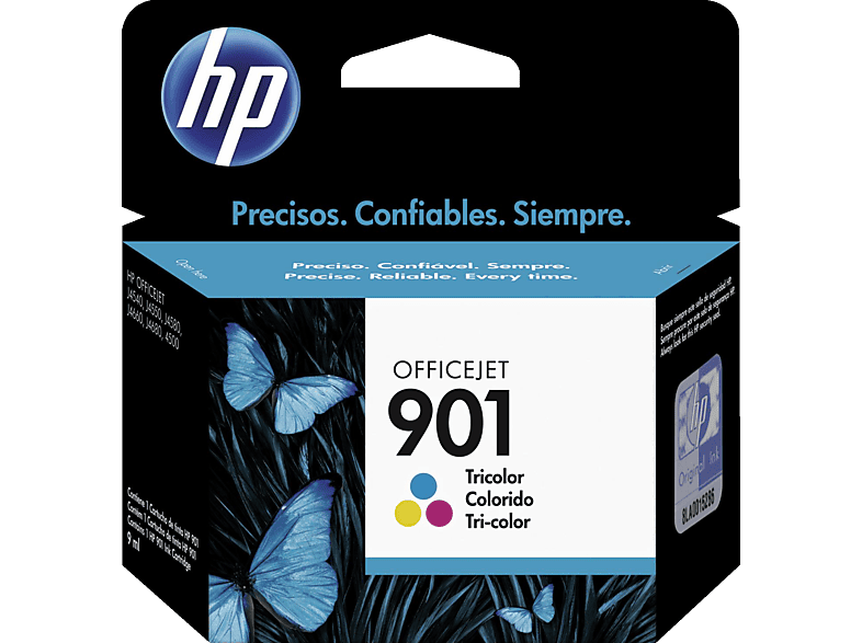 HP (CC656AE) Cyan/Magenta/Gelb 901 Tintenpatrone