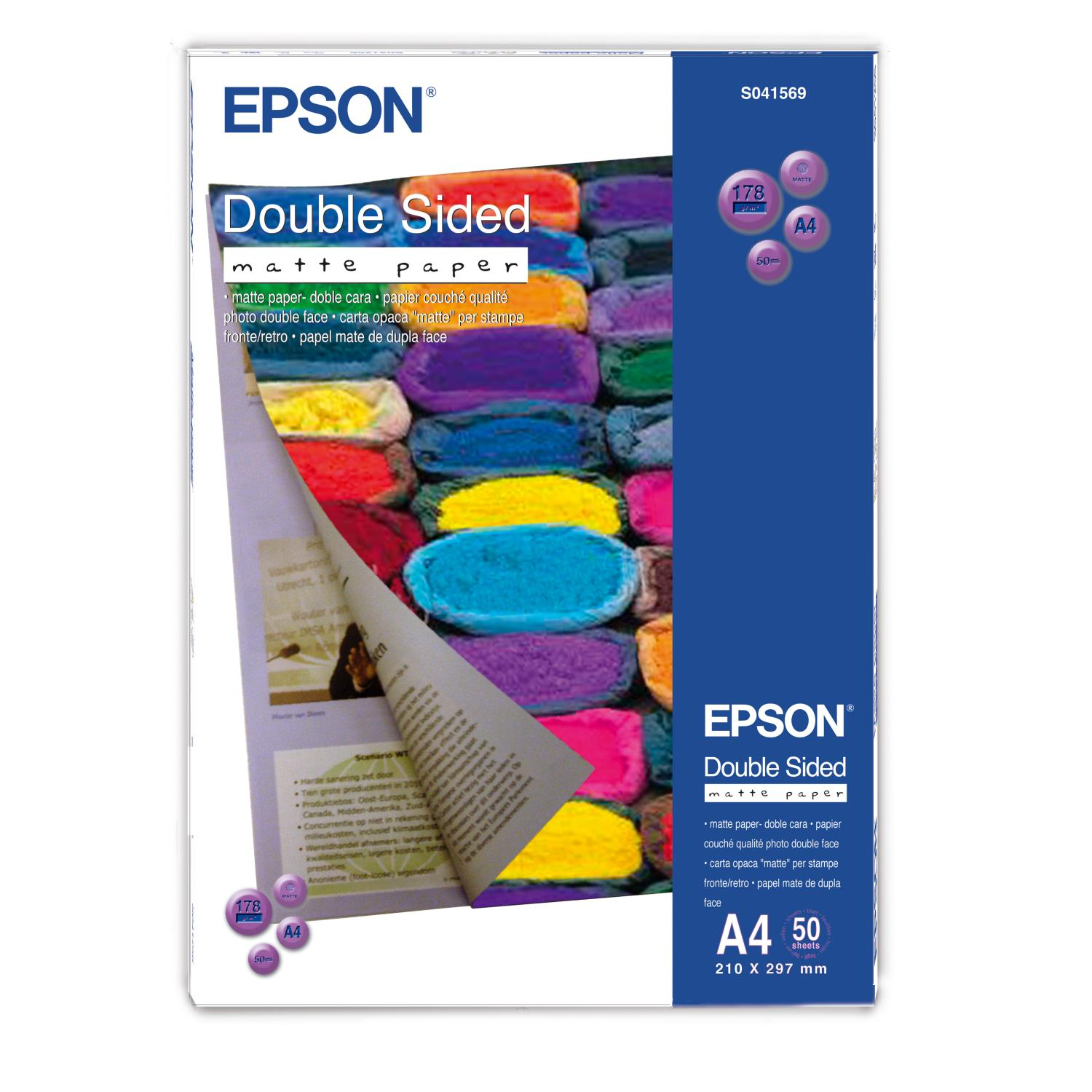 EPSON S041569 Double Sided Einzelblattpapier 297 210 mm A4 x