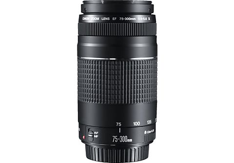 CANON EF III 75 mm | 300 mm f/4-5.6 EF (Objektiv für Canon EF-Mount,  Schwarz) $[für ]$ - MediaMarkt