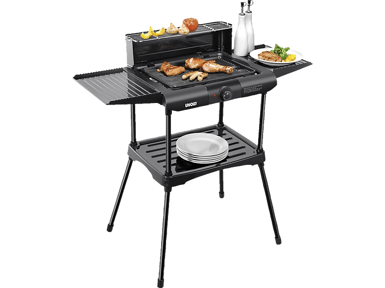UNOLD 58565 Vario Barbecue-Griller, Schwarz (1600 Watt)