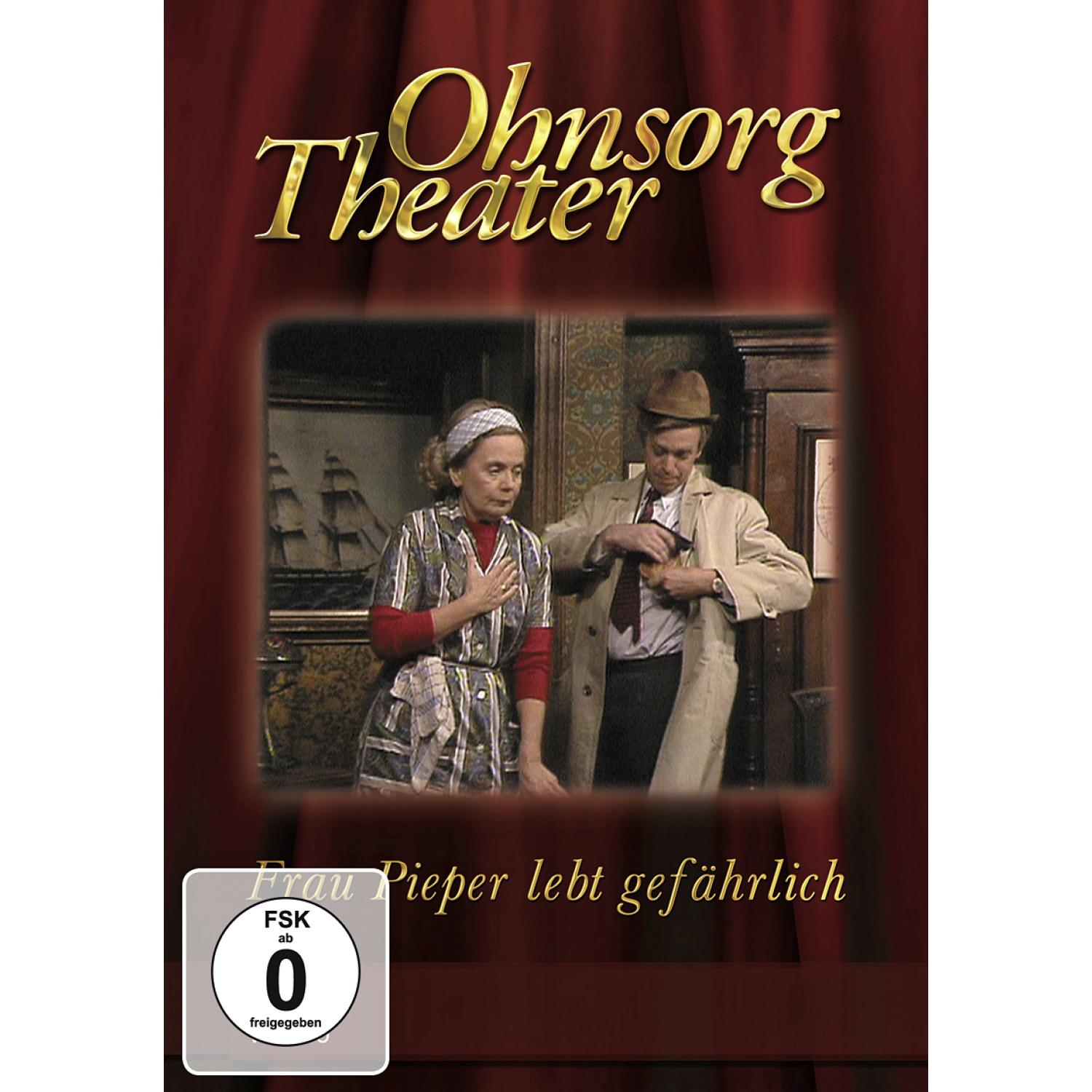 DVD-Cover von 'Ohnsorg Theater' mit Schauspielern in einer Theaterszene.