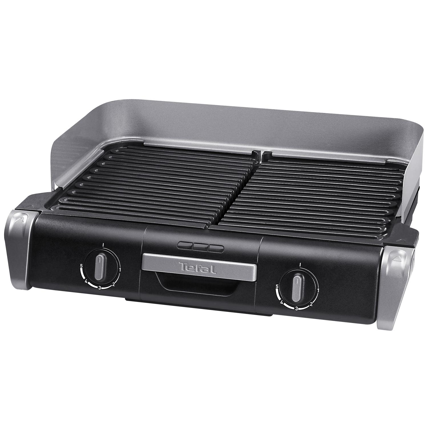 TEFAL TG 8000 BBQ Family Elektrogrill, Schwarz (2400 Watt)
