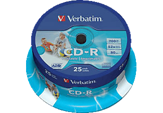 kam Opstand staal VERBATIM Data CD-R 52x 700MB Inkjetprintable (25 stuks) kopen? | MediaMarkt