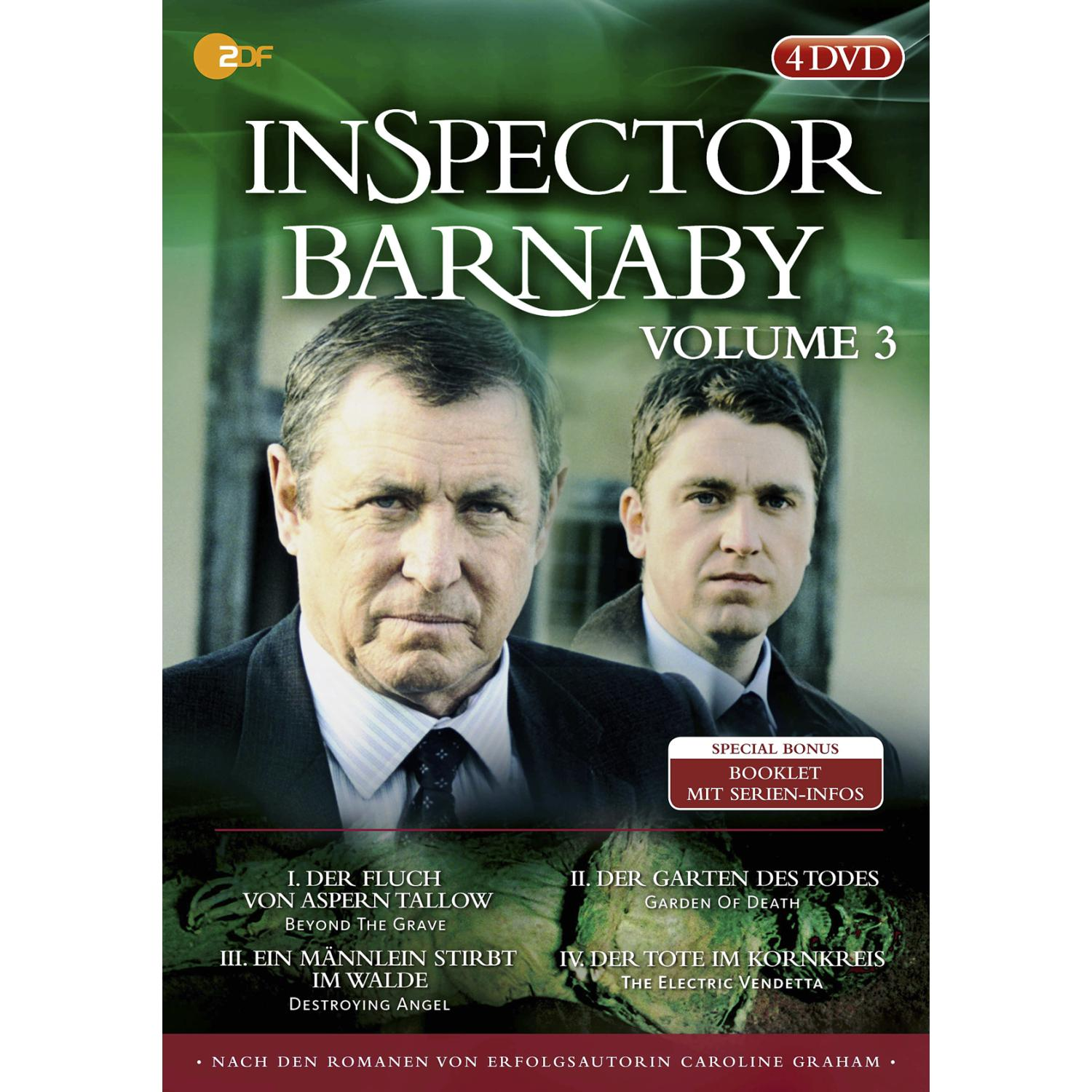 DVD-Hülle mit zwei Männern. Der Text lautet "Inspector Barnaby Volume 3".