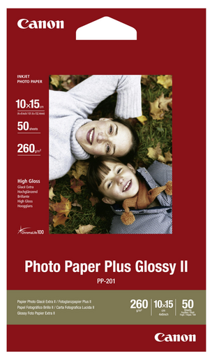 Canon Photo Paper Plus Glossy II PP-201 13x18cm 20 Sheets