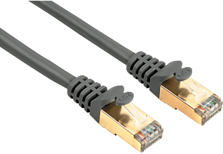 HAMA 41897 - câbles de réseau, 7.5 m, Cat-5e, Gris