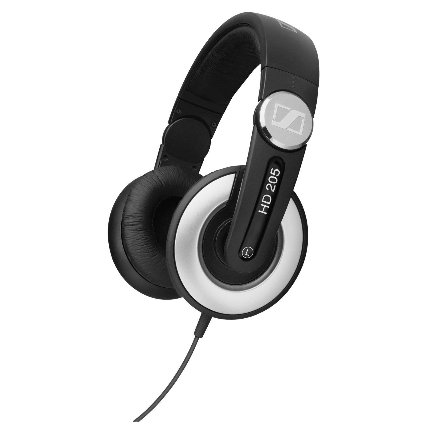 SENNHEISER HD 205 II, Over-ear Kopfhörer Schwarz