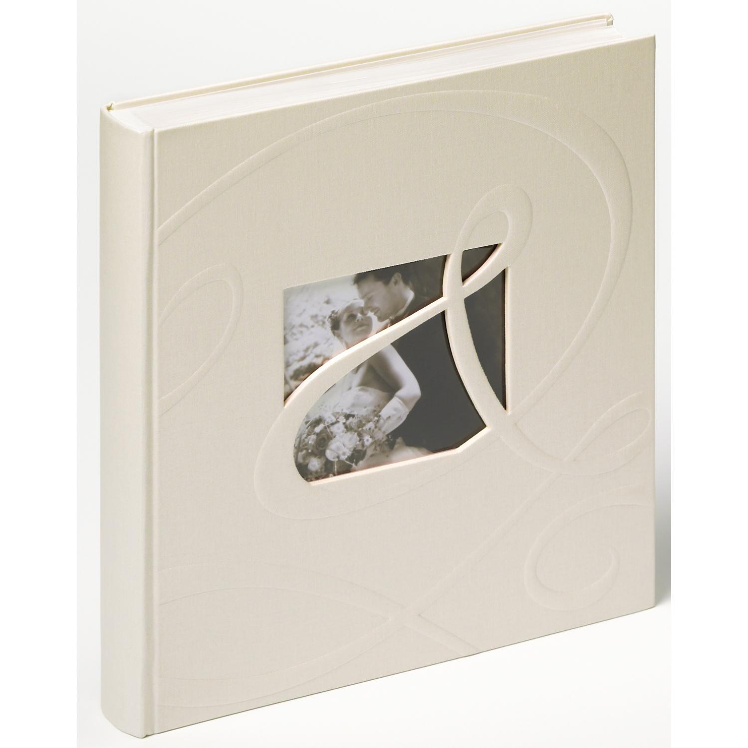 WALTHER UH-122 Ti Amo Hochzeitsalbum, 60 Seiten, Leineneinband, Weiß