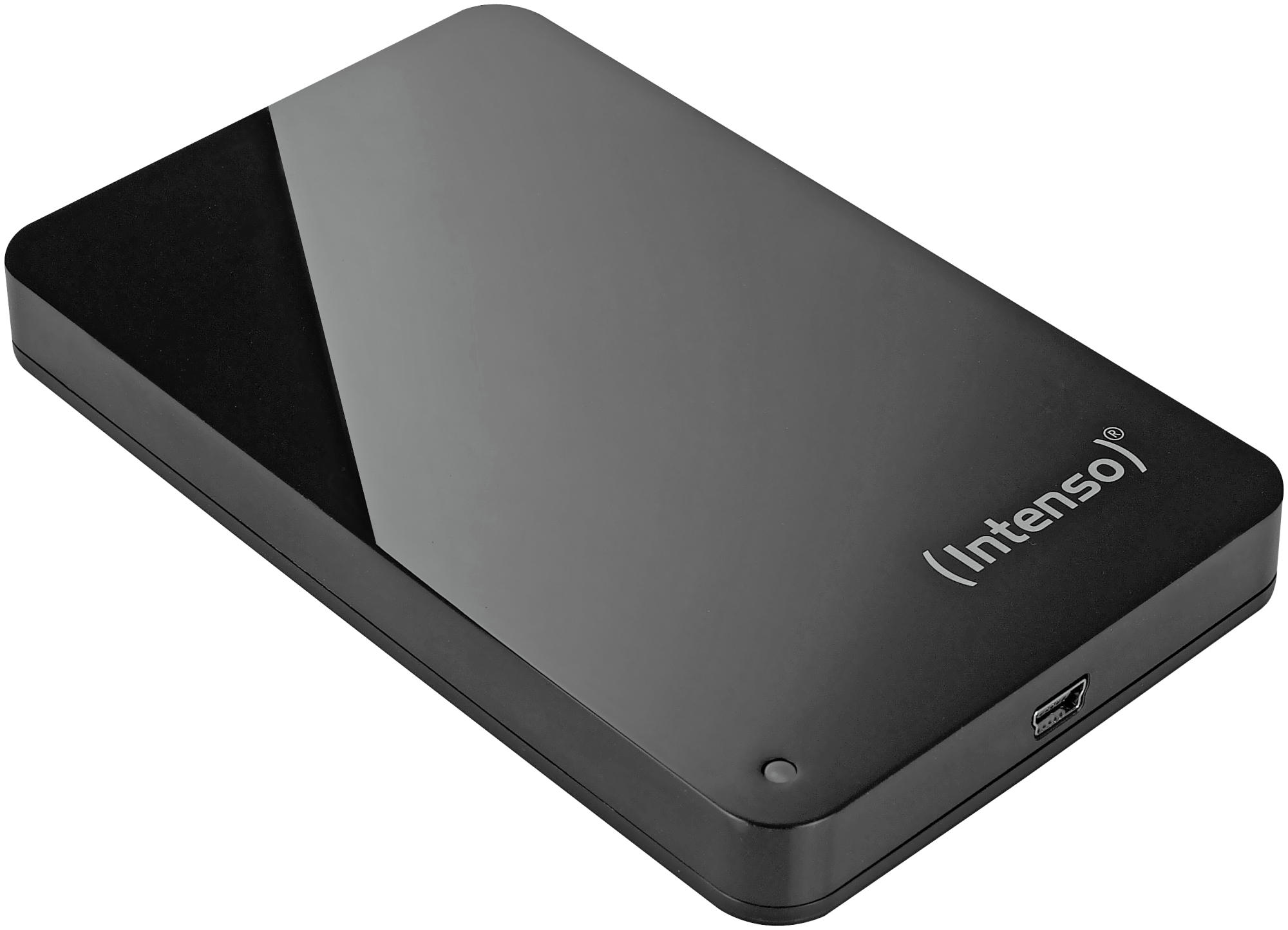 INTENSO 6002530 Festplatte, 500 GB HDD, 2,5 Zoll, extern, Schwarz
