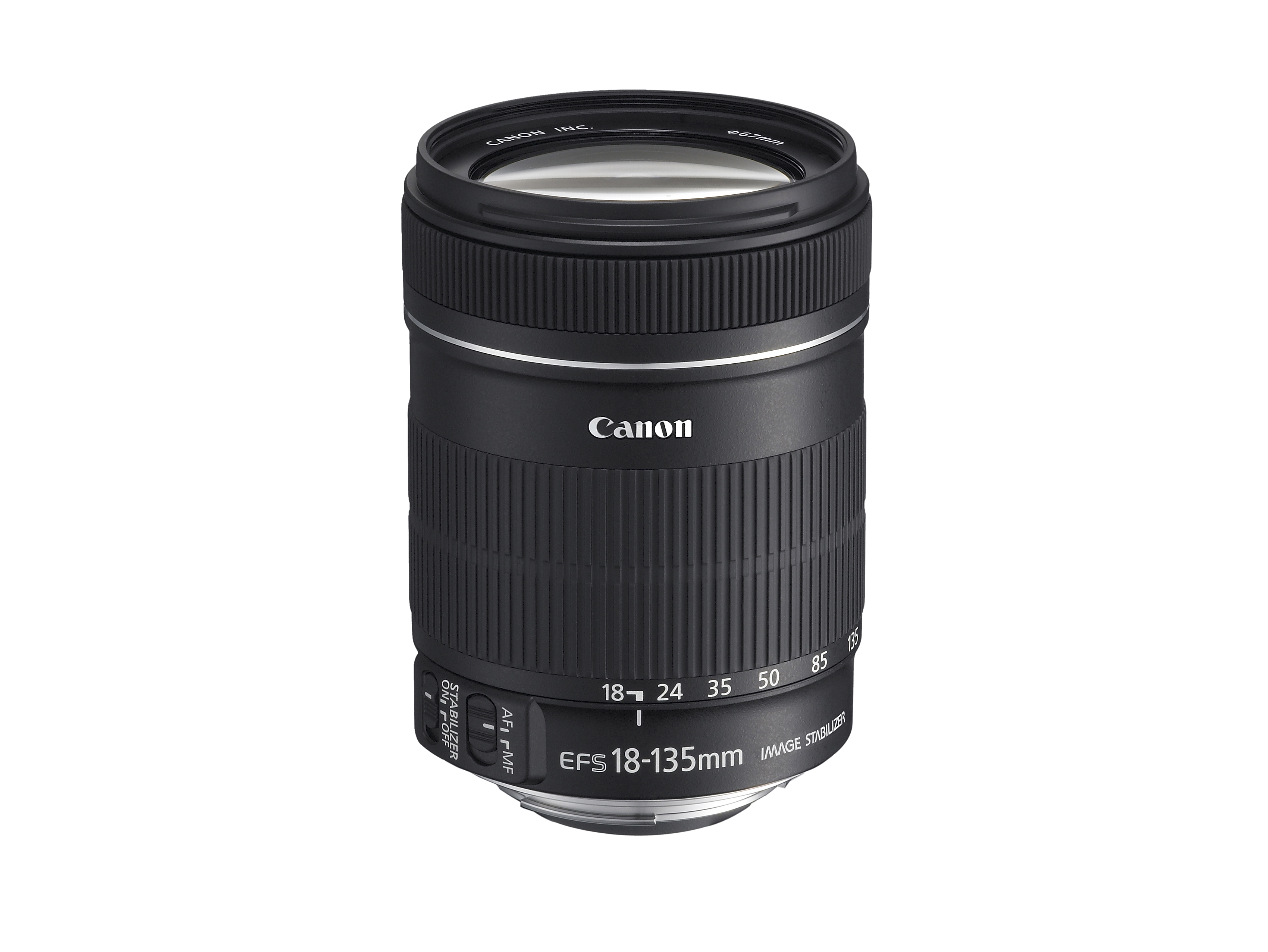 CANON EOS 1300 D + 18-135MM IS II Spiegelreflexkamera, 18 Megapixel, 18-135 mm Objektiv (IS), WLAN, Schwarz