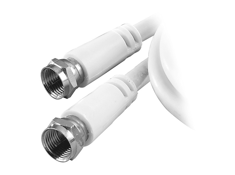 Vivanco 44071 Sat Kabel, F-Stecker, 5m, 75dB; Anschlusskabel
