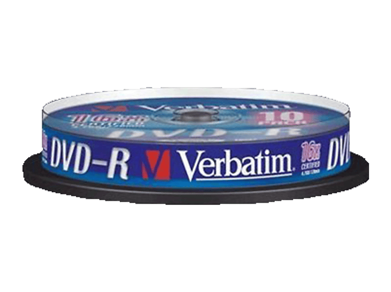 VERBATIM Rohlinge DVD-R 4.7GB 16x, 10er Spindel (43523) — Foto 2 von 4
